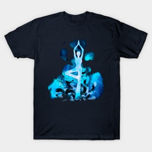 Yoga light blue T-Shirt